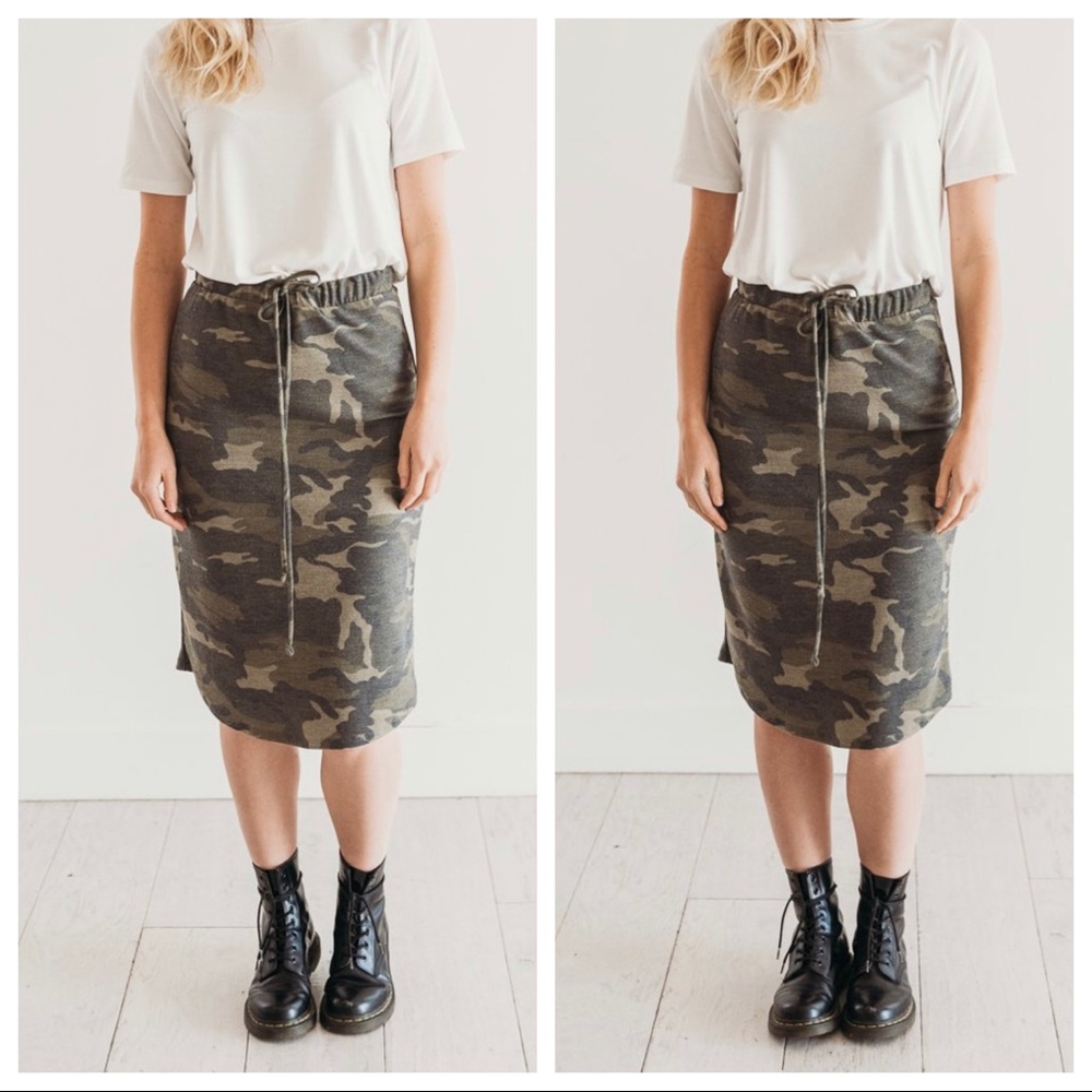 ✨LAST ONES✨Camouflage chic midi skirt - Picture 7 of 8